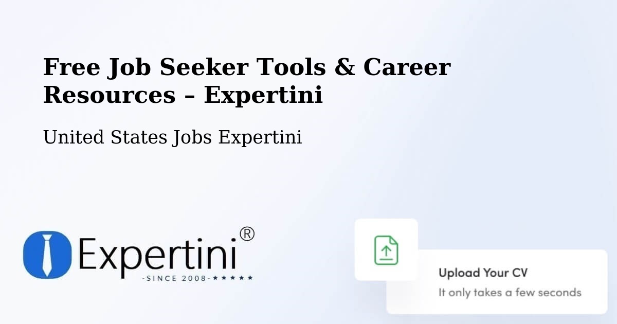 Free Job Seeker Tools & Career Resources – Highpoint - Highpoint, United States Jobs Expertini