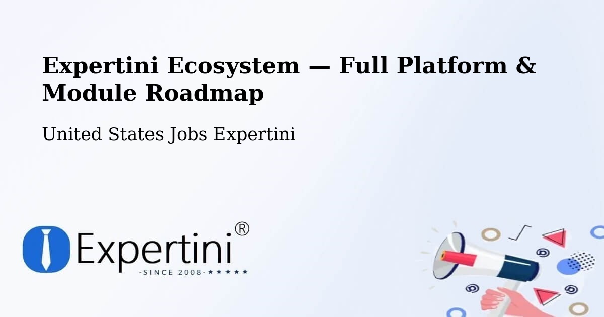 Expertini Ecosystem — Full Platform & Module Roadmap – Highpoint